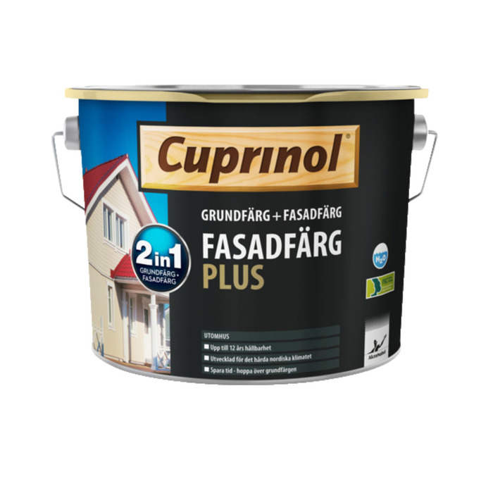 Fasadfärg Plus Vit 2,5 L Cuprinol